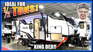 King Bed ½ Ton w/NO CARPET!! 2022 North Trail 24BHS