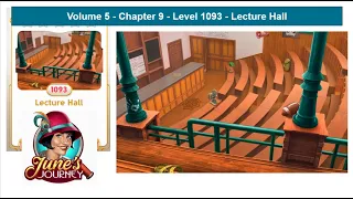 June's Journey - Volume 5 - Chapter 9 - Level 1093 - Lecture Hall (Complete Gameplay, in order)