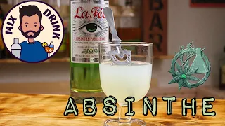 как ПРАВИЛЬНО пить АБСЕНТ Французский способ Абсент коктейль, Absinthe cocktail