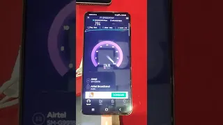 Airtel 5G N78 100Mhz Speed Test in IMC Delhi