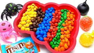Very Satisfying ASMR | Full Mixing Rainbow Candy in 3 Bathtubs with Slime Milk Bottle Skittles