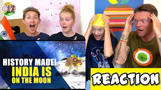 CHANDRAYAAN-3 REACTION | INDIA LANDED ON THE MOON!!! | #BigAReact