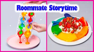 😡 Roommate Storytime🌈 How To Make Rainbow Cake & Dessert Recipes