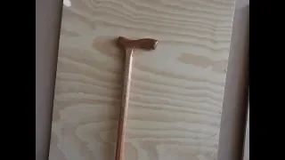 Fabricación de un bastón