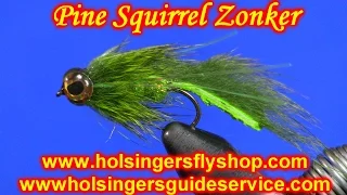 Pine Squirrel Zonker, Holsinger's Fly Shop