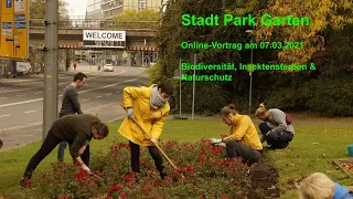 Stadt Park Garten - Vortrag Biodiversität, Insektensterben und Naturschutz