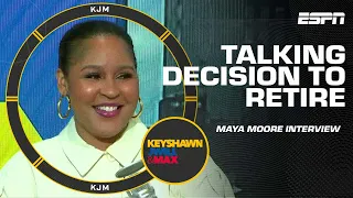 Maya Moore on decision to retire and opens up about her journey with husband Jonathan Irons | KJM