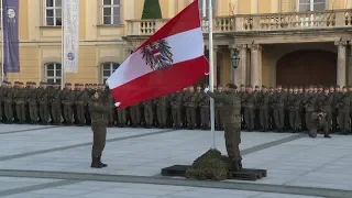 Bundesheer-Angelobung in Laxenburg