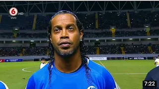 Even after retirement,look how Ronaldinho Gaucho destroy Costa Rica in a friendly match 2021