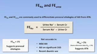 Acute Kidney Injury (Part 2/3 - Diagnostic Evaluation)