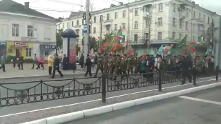 Шествие пограничников в Калуге