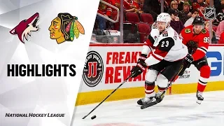 NHL Highlights | Coyotes @ Blackhawks 12/08/19