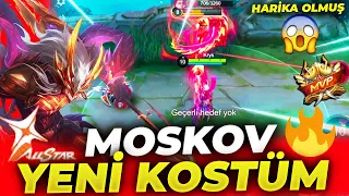 BU KOSTÜM ŞAKA MI ?? 🔥 YENİ MOSKOV KOSTÜMÜ - KRİTİK BUİLD İLE SAPLAMACA | Mobile Legends