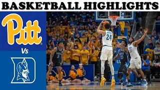 Pitt vs Duke Men's Condensed Game Basketball Highlights NCAA Men's College Basketball 2022/2023