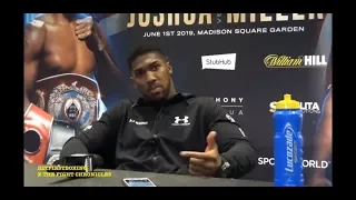 ANTHONY JOSHUA TELLS DEONTAY WILDER TO " HUMBLE HIMSELF"