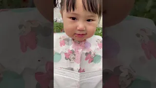 いちご狩りする1歳児【生後18ヶ月,赤ちゃん】Strawberry picking【Japanese baby】