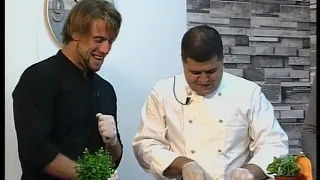 Шеф-кухар Олександр Подолян провів майстер-клас з приготування брескетів з овочами та мікрозеленню