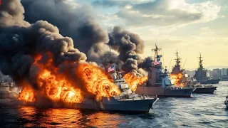 Thousands of bodies of Russian marines floating in the black sea! POLAND Navy sinks Russia's only ai