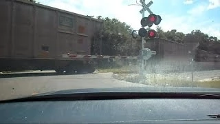 CSX Train Knuckle Breaks Train Separates In Front Of Camera