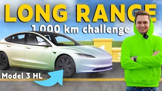 Tesla Model 3 LONG RANGE vs. BAZOWA na trasie 1000 km! WARTO DOPŁACIĆ DO LONG RANGE? 🤔Czas przejazdu