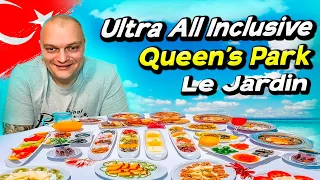 ЕДА в Отеле Queen's Park Le Jardin / Ultra All Inclusive /  Обзор ЗАВТРАК ОБЕД УЖИН /  Кемер ТУРЦИЯ