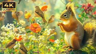 Cat TV for Cats to Watch 😺 Funny & Cute Squirrels Chipmunks and Birds 🐿 8 Hours 4K