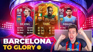 TRAFIŁEM KARTĘ WORLD CUP PTG! NAJWIĘKSZY OPENING na Barca to Glory! [#5] | FIFA 23