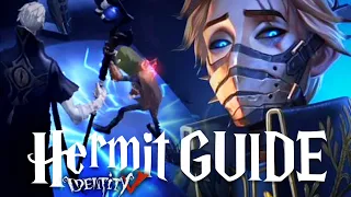 HERMIT GUIDE & TIPS IDENTITY V NEW HUNTER OP OR NO? Test Server