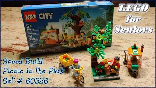 LEGO Speed Build |  Lego Picnic in the Park 2022 (60326) |  Lego for Seniors ➡️ Difficulties ⭐