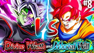 *NO ITEM RUN* DIVINE WRATH AND MORTAL WILL STAGE 8: DIVINE WRATH! (DRAGON BALL Z DOKKAN BATTLE!)