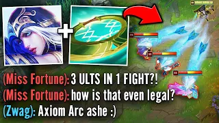Ashe but I can shoot 3 ults per fight (10 second cooldown WTF?)