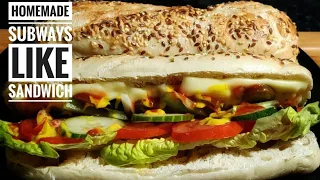 How to make sandwich like subway ? | Subway like Sandwich @EktasKitchen