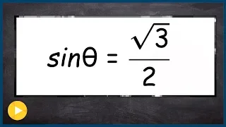 Find all the solutions to a simple trigonometric equation