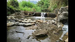 5 minutes Build a small hydroelectric dam thủy điện mini