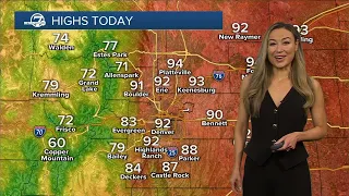 First 90-degree day of the year expected in Denver Wednesday