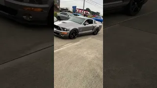 Shelby GT500 pulls up to car meet #shorts