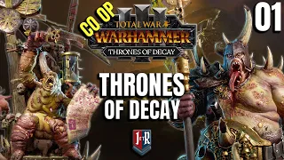 Tamurkhan & Epidemius Co-Op - Thrones of Decay Nurgle - Total War: Warhammer 3 #1