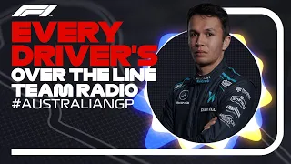 Every Driver's Radio At The End Of Their Race | 2022 Australian Grand Prix