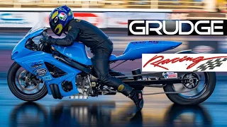 THIS IS WHY MOTORCYCLE STREET RACING IS MUCH SAFER ON THE DRAG STRIP! NITROUS GSXR vs TURBO HAYABUSA