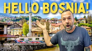 First Time In Bosnia & Herzegovina! Trying Traditional Bosnian Food! 🇧🇦