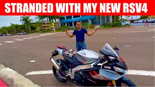 My New 2022 Aprilia RSV4 Broke Down On the FIRST DAY! 😭