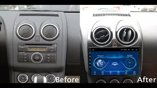 Nissan Dualis Android Headunit installation and review