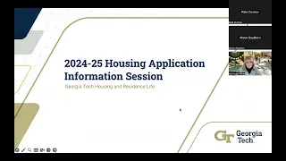 Housing and Residence Life  First-Year Incoming Student Information Session.