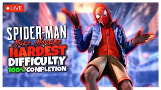Spider-Man: Miles Morales HARDEST Difficulty FIRST PLAYTHROUGH! (100% Completion)
