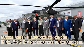 Russia asks Philippines to honour 16 Mil Mi-17 Hip helicopters purchase deal