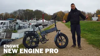 Nouveau ENGWE Engine PRO - Fat bike Electrique Pliant Tout Suspendu ! Avec 100km d'autonomie !