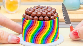 Amazing 🍫Chocolate Sprinkles Cake Tutorials | Mini Rainbow Chocolate Cakes by Cat Cakes
