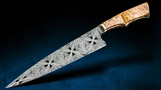 Making A Damascus Chef Knife