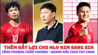 Công Phượng chấn thương - Quang Hải chia tay CAHN - HLV Kim Sang Sik bất lợi