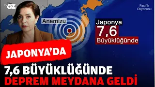 Japonya'da deprem: Adamdaki rahatlığa bak...